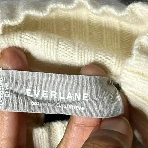 EVERLANE Textured 100% Cashmere Sweater Size S - Picture 4 of 5